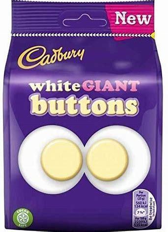 Cadbury - White Buttons Giant Chocolate Bag, 110g