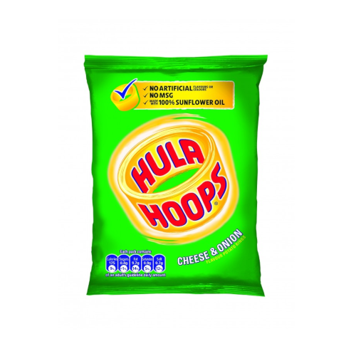 Hula Hoops - Cheese & Onion, 34g