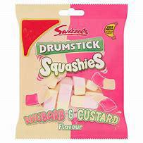 Swizzels - Drumstick Rhubarb & Custard Squashies,120g