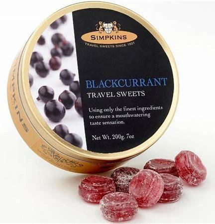 Simpkins - Blackcurrant Travel Sweets Tin