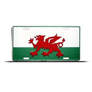 Wales Flag License Plate