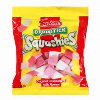 Swizzels - Drumstick Squashies Raspberry & Milk,120g