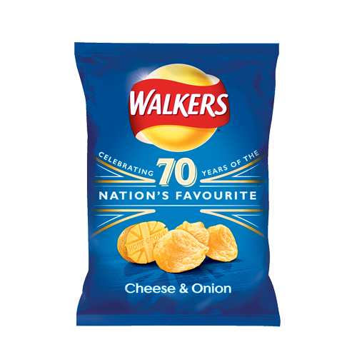 Walkers Crisps - Cheese & Onion, 32.5g