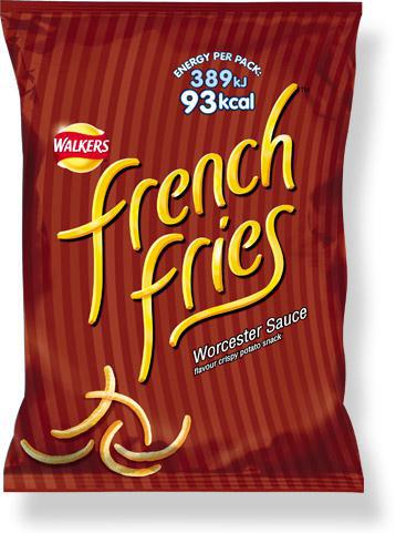 Walkers Crisps - French Fries Worcestershire Sauce, 21g