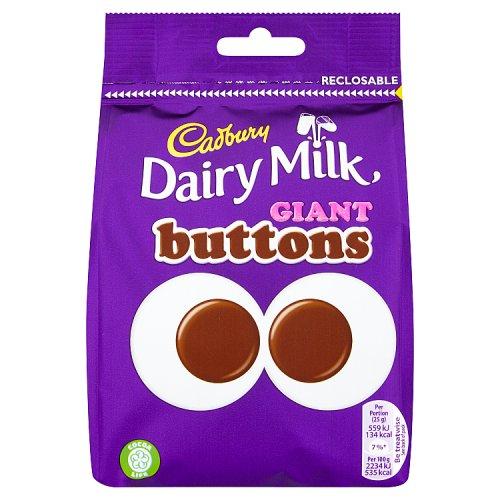 Cadbury - Dairy Milk Giant Buttons Pouch, 119g