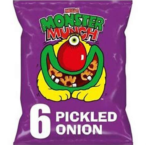 Walkers Crisps - Monster Munch Pickled Onion, 6pk