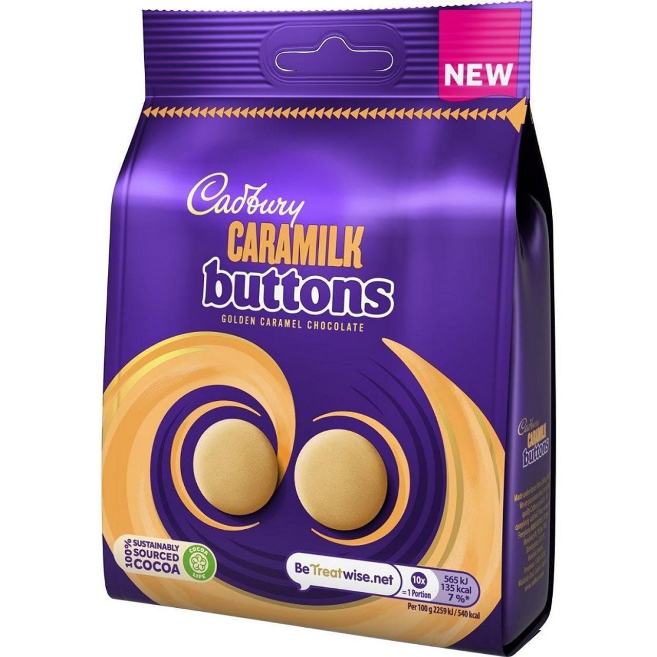 Cadbury - Caramilk Buttons Chocolate Bag, 85g