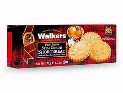 Walkers Shortbread - Stem Ginger Shortbread, 6.2oz