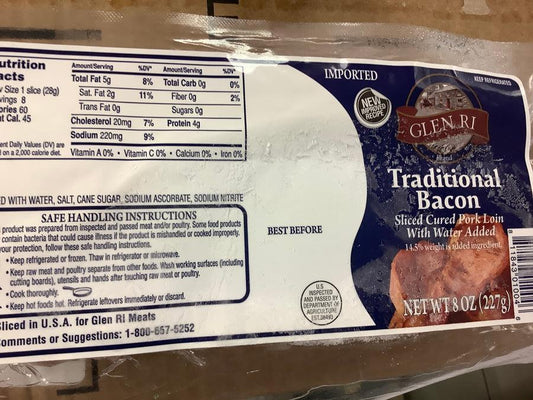 Glen Ri Bacon, 1lb