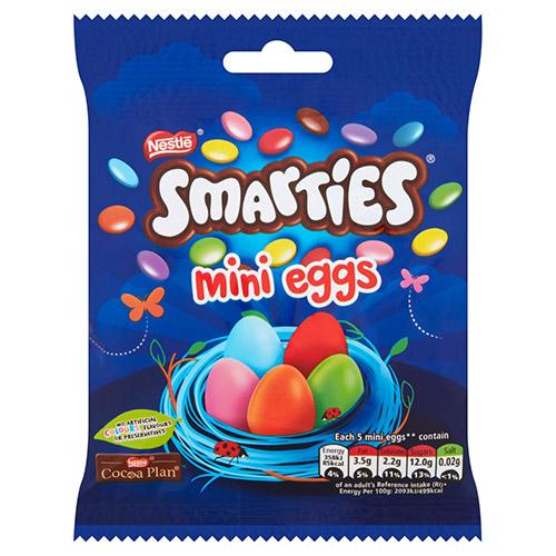 Nestle - Smarties Mini Eggs, 80g bag