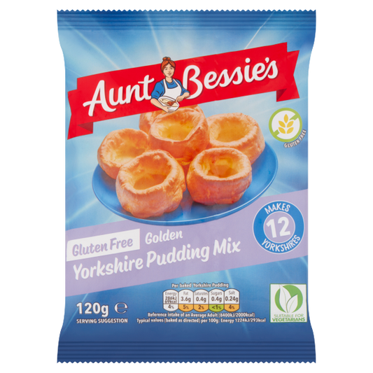 Aunt Bessie's Yorkshire Pudding Mix Gluten Free, 120g