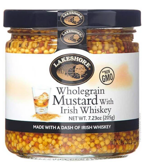 Lakeshore - Wholegrain Mustard w/ Irish Whiskey, 205g