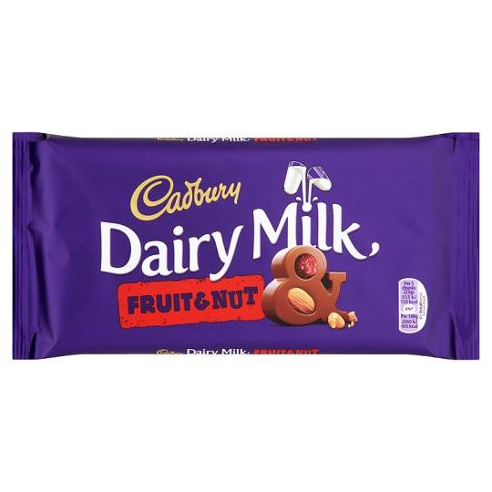 Cadbury - Dairy Milk Fruit & Nut, 180g