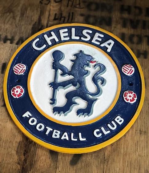 Chelsea FC Cast Iron Plaque