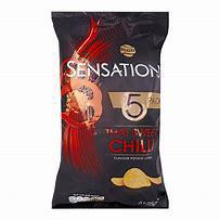 Walkers Crisps - Sensations Thai Sweet Chilli, 5pk x 25g