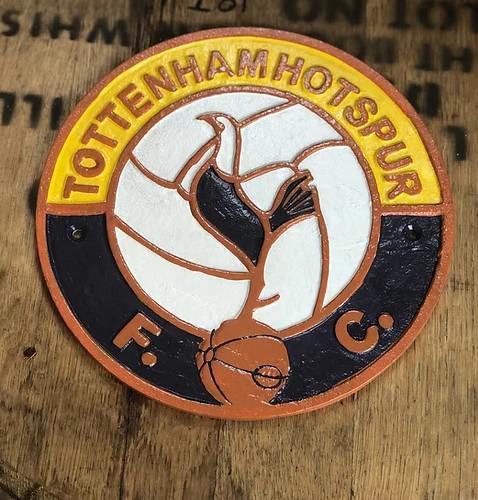 Tottenham Hotspur Cast Iron Plaque