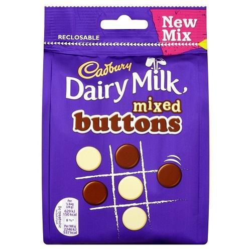 Cadbury - Dairy Milk Buttons Tube, 72g