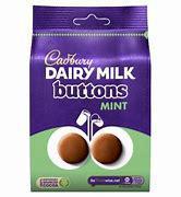 Cadbury - Mint Buttons Giant Chocolate Bag, 110g