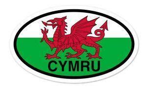 Wales Oval Decal