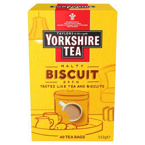 Taylors of Harrogate - Yorkshire Tea Malty Biscuit Brew, 40 teabags