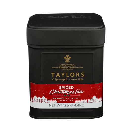 Taylors of Harrogate - Spiced Christmas Tea - Leaf Tea Caddy 4.4 Oz