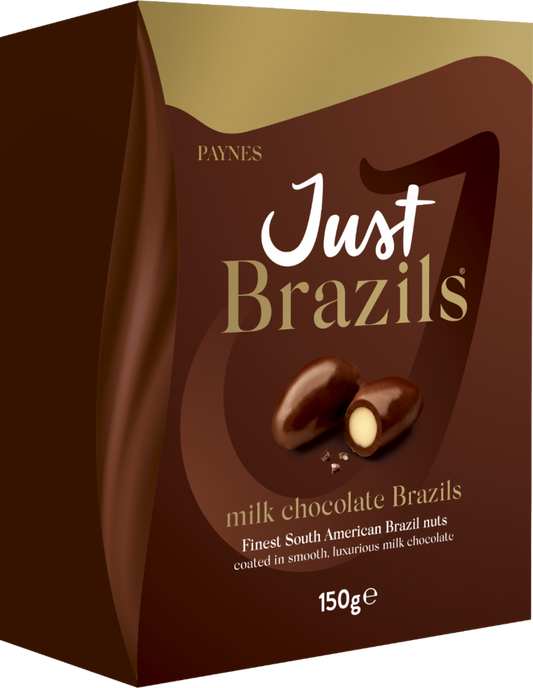 Paynes Just Brazils Milk Chocolate 150g